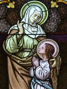 St. Anne and The Blessed Virgin © SalveMaterDei.com, 2011. EA photographer