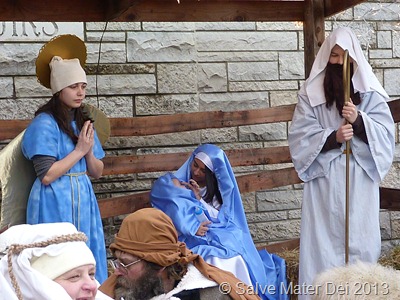 We are to Challenged to Keep Christmas all the Year- to Become Living Nativities. © Salve Mater Dei 2013