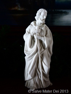 St. Joseph- The Strong, Silent, Righteous, Chaste, Protector of the Holy Family and the Universal Church © SalveMaterDei.com 2013