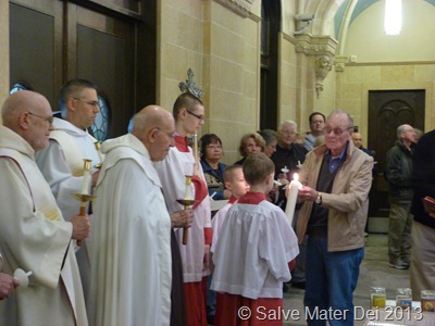 Candlemas Celebration, Holy Hill Basilica of the National Shrine of Mary Help of Christians, February 2, 2012 © SalveMaterDei.com, 2012.
