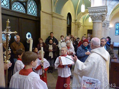 Candlemas Celebration at Holy Hill, the Basilica of the National Shrine of Mary Help of Christians, February 2, 2013 © SalveMaterDei.com, 2011-2013.