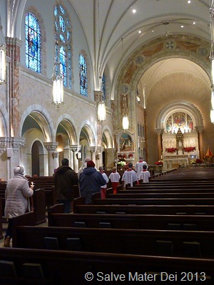 Candlemas celebration, February 2, 2013, Holy Hill, Basilica of the National Shrine of Mary Help of Christians © SalveMaterDei.com, 2011-2013.