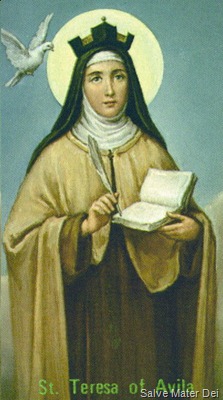 St. Teresa of Avila, The Holy Mother © SalveMaterDei.com 2013
