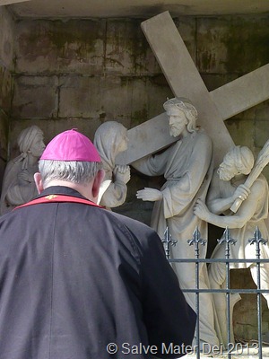 Outdoor Stations of the Cross at Holy Hill, with Archbishop Jerome Listecki © SalveMaterDei.com, 2013. EA Photo