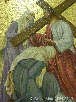 She had Seen Our Lord Tortured, Beaten, and Killed. . . © SalveMaterDei.com, 2013.