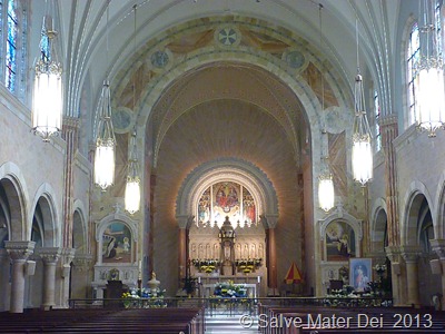 Divine Mercy Celebration at the Basilica of the National Shrine of Mary, Help of Christians at Holy Hill  © SalveMaterDei.com, 2013